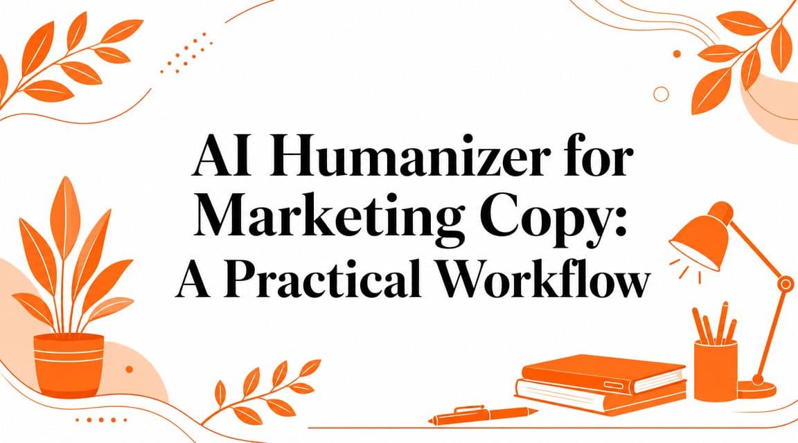 AI Humanizer for Marketing Copy: A Practical Workflow