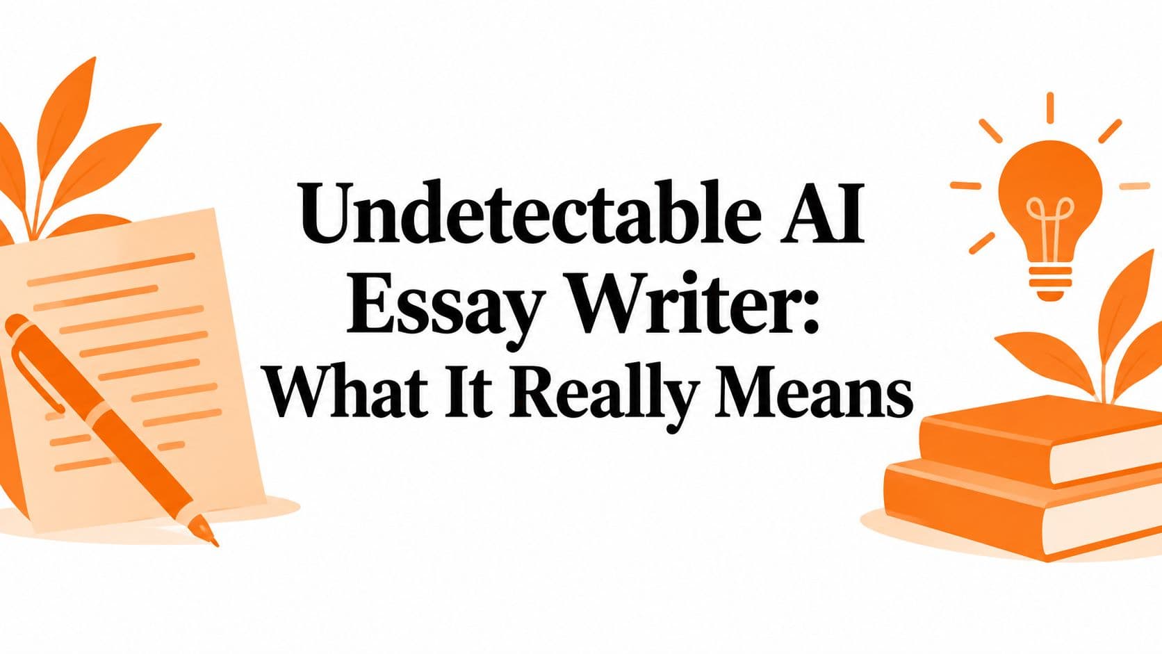 Undetectable AI Essay Writer: What It Really Means