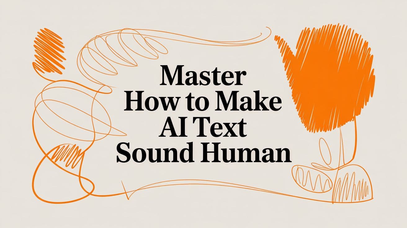 Master How to Make AI Text Sound Human