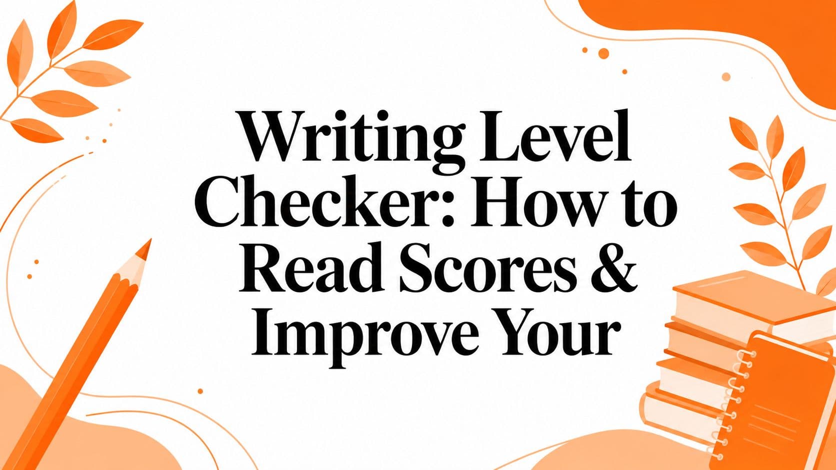 Writing Level Checker: How to Read Scores & Improve Your