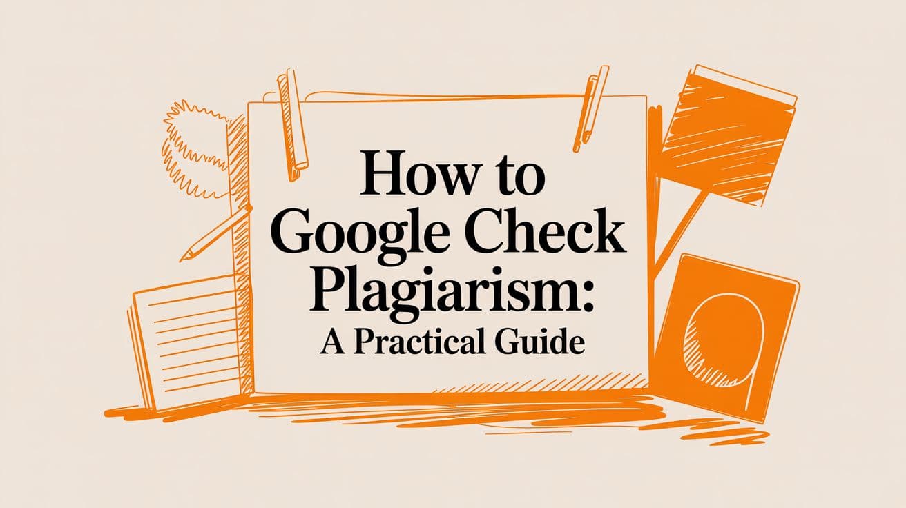 How to Google Check Plagiarism: A Practical Guide