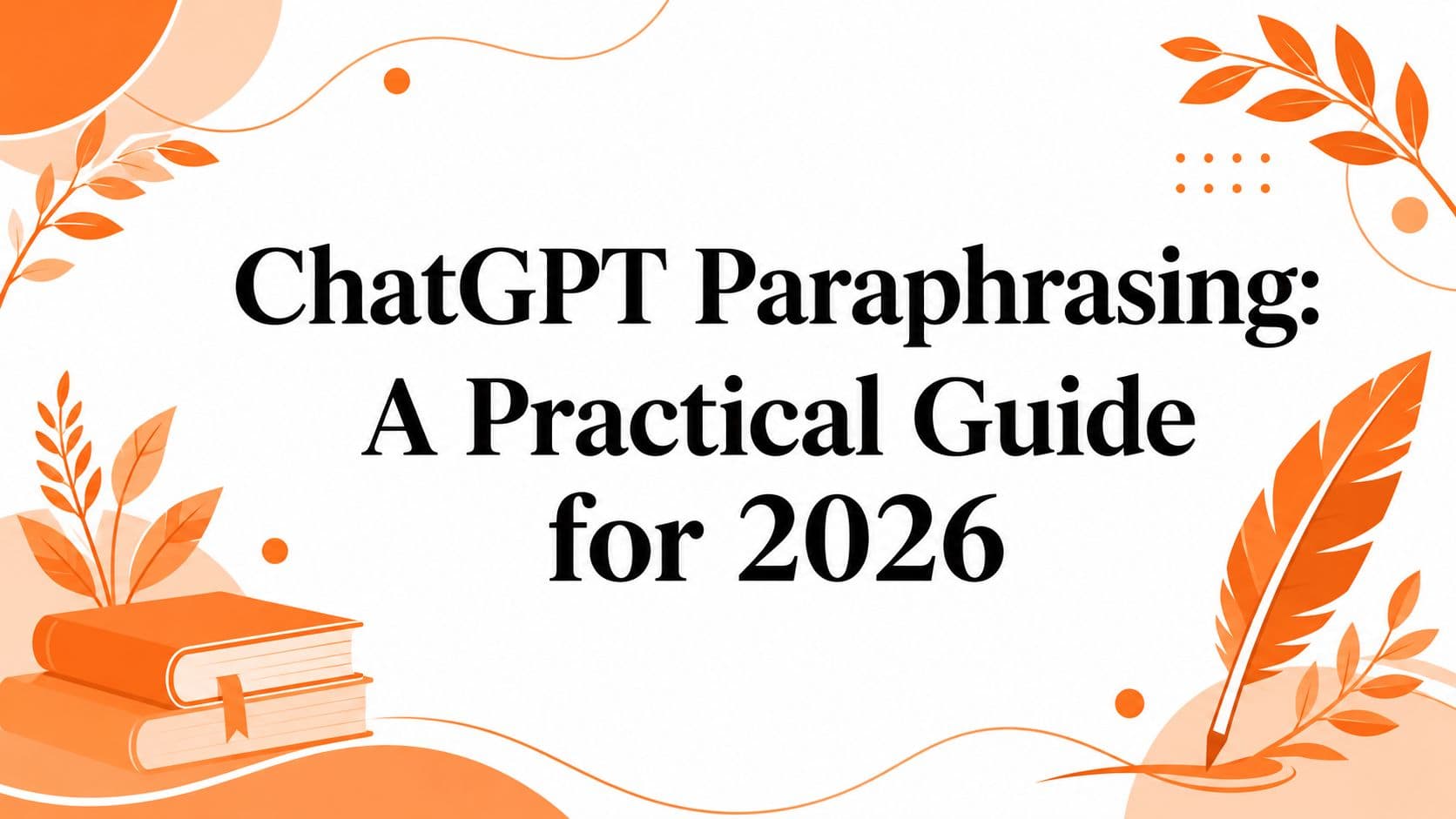 ChatGPT Paraphrasing: A Practical Guide for 2026