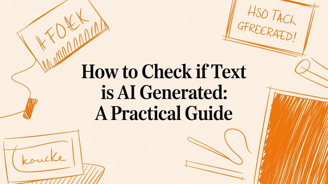 How to Check If Text Is AI Generated: A Practical Guide