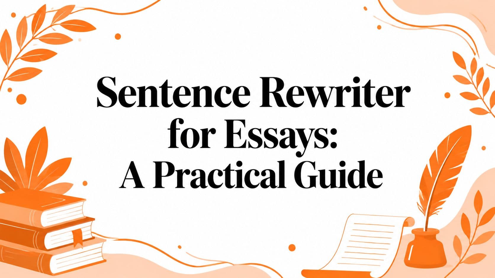 Sentence Rewriter for Essays: A Practical Guide
