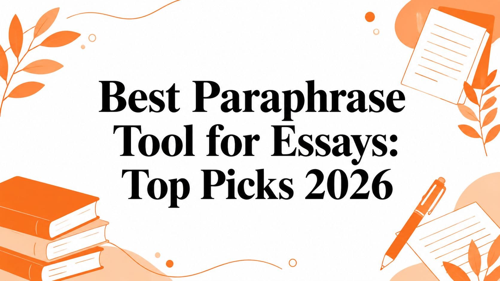 Best Paraphrase Tool for Essays: Top Picks 2026