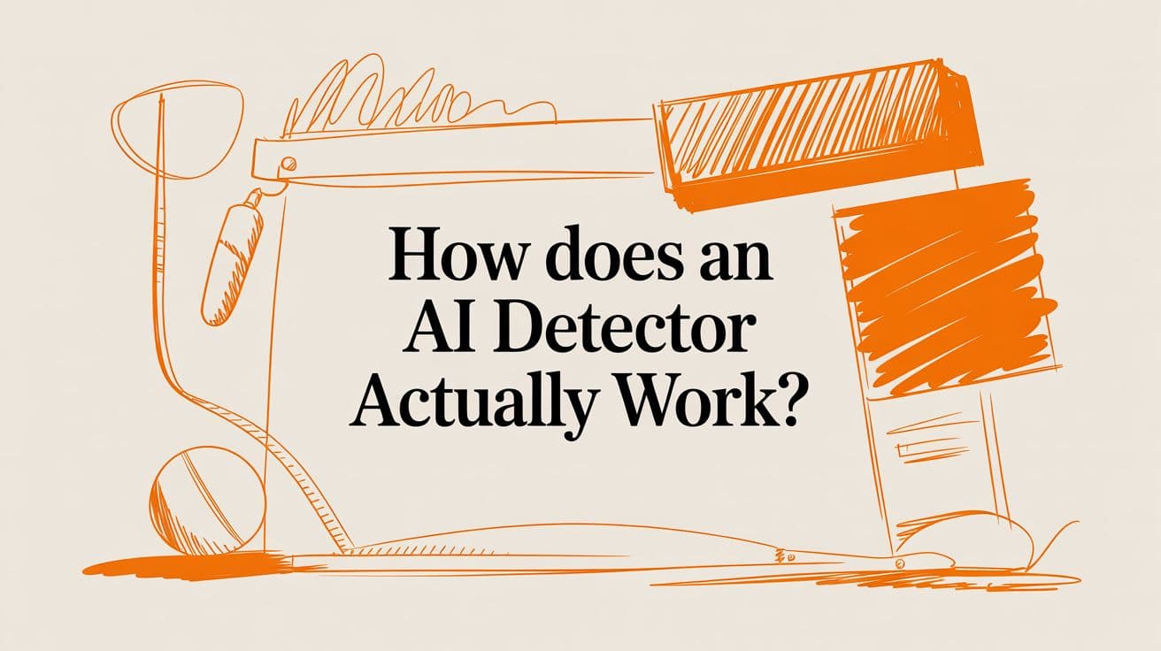How Does an AI Detector Actually Work?