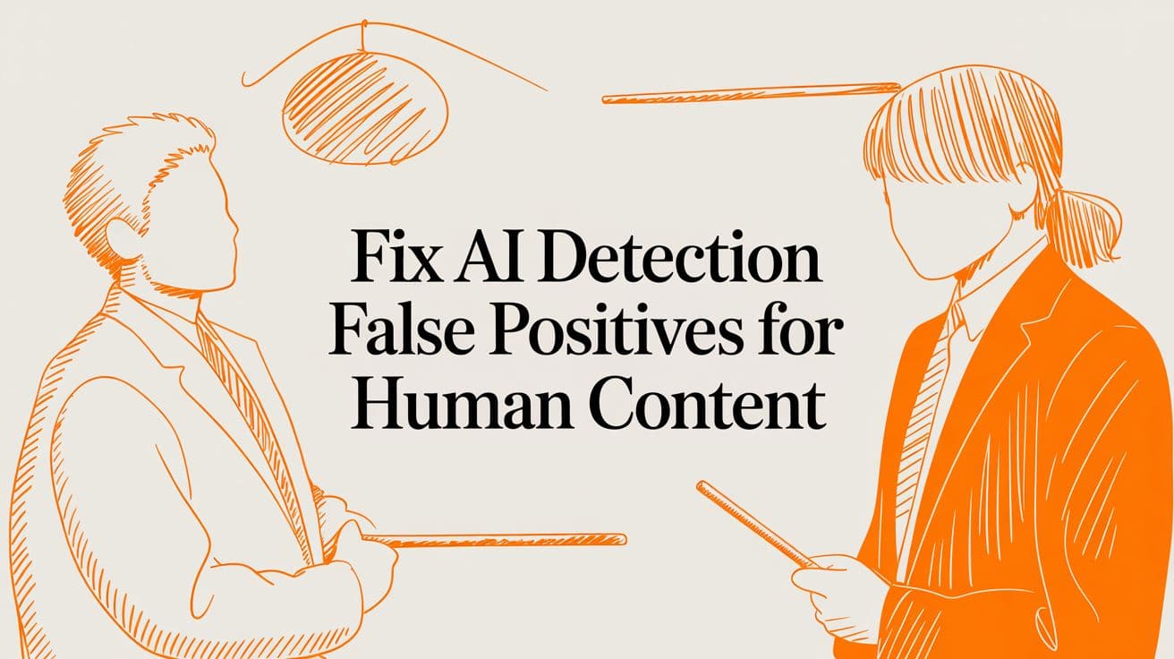 Fix AI Detection False Positives for Human Content