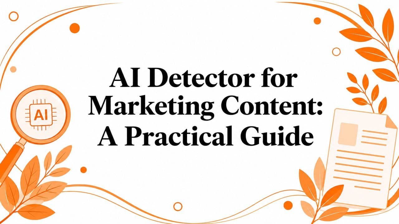 AI Detector for Marketing Content: A Practical Guide