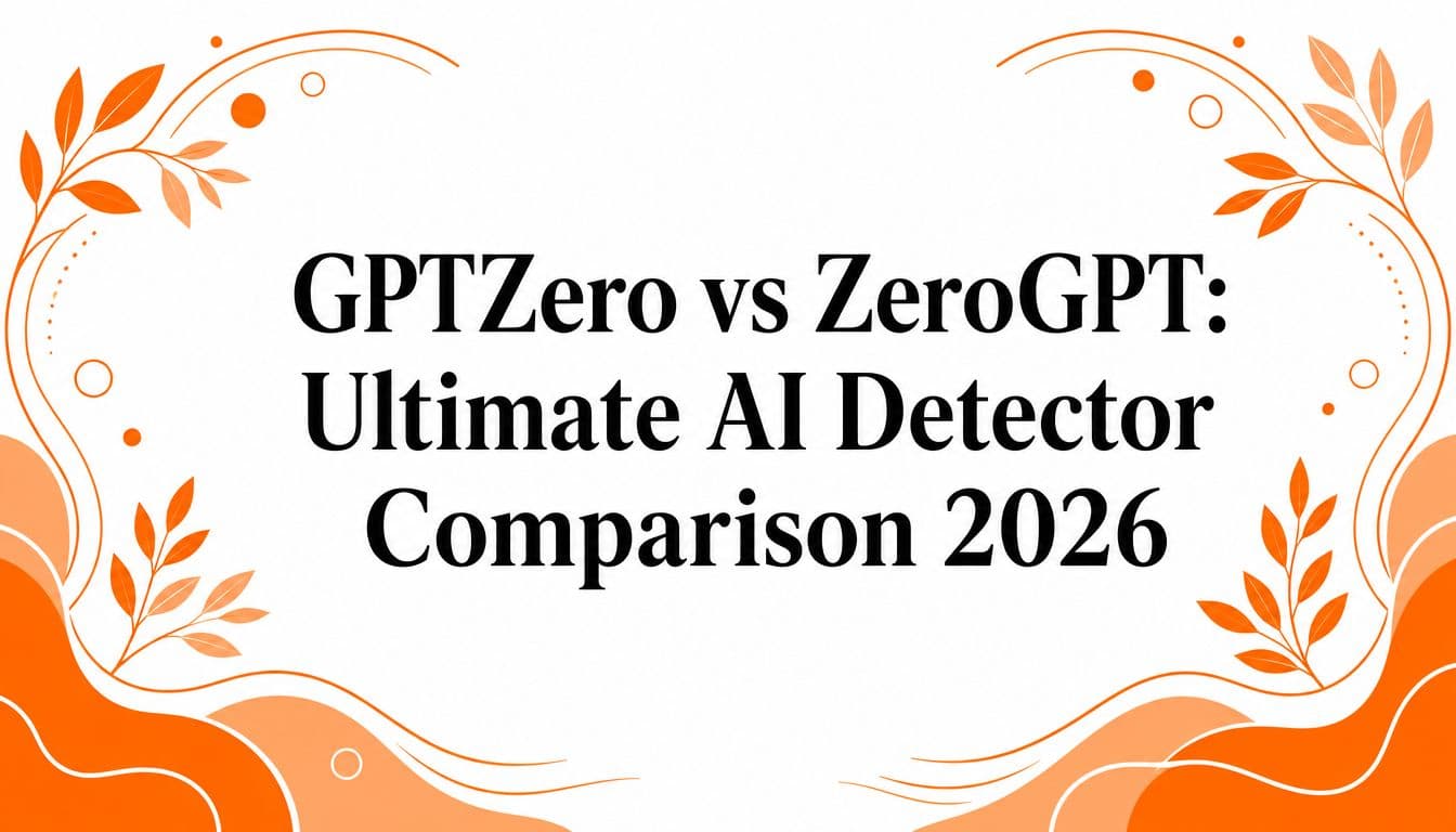 GPTZero vs ZeroGPT: Ultimate AI Detector Comparison 2026