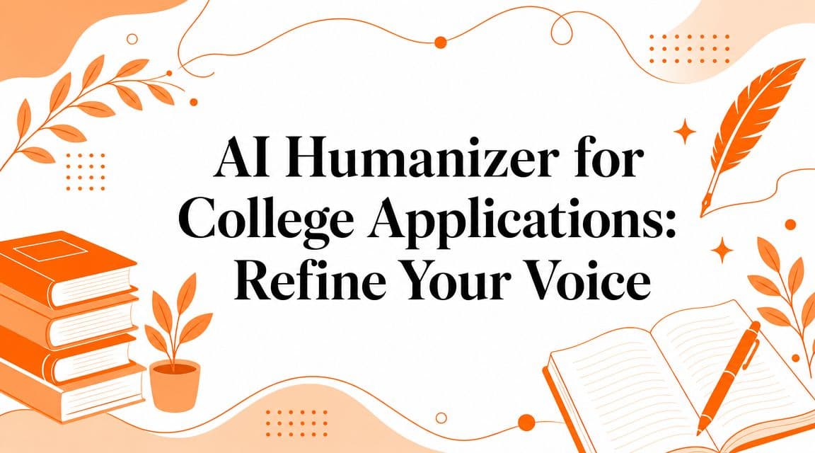 AI Humanizer for College Applications: Refine Your Voice