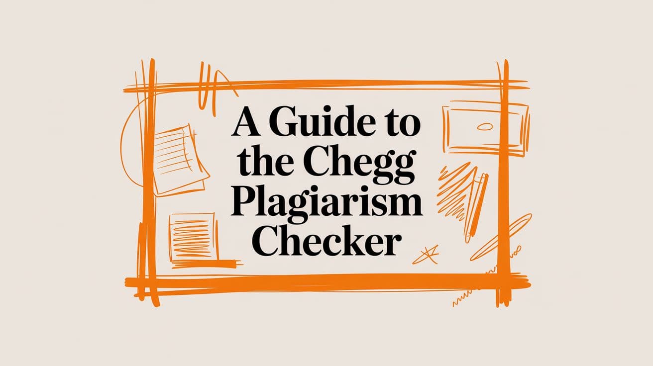 A Guide to the Chegg Plagiarism Checker