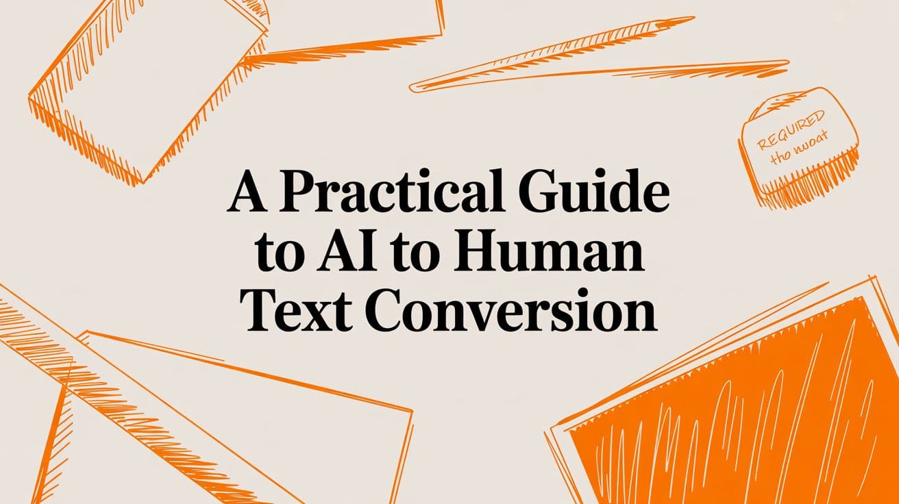 A Practical Guide to Converting AI to Human Text