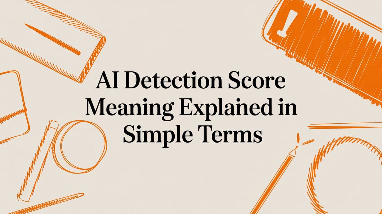 AI Detection Score Meaning Explained for 2026