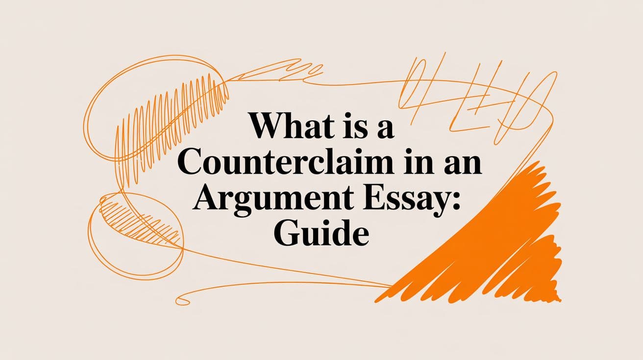What Is a Counterclaim in an Argument Essay: Guide