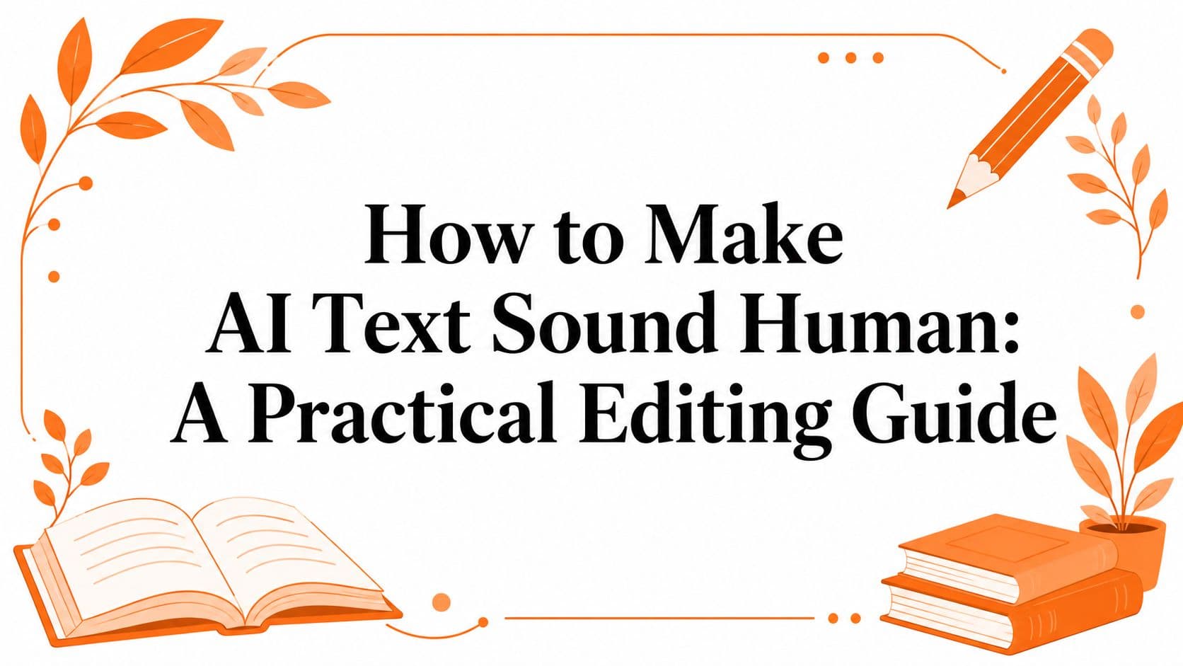 How to Make AI Text Sound Human: A Practical Editing Guide