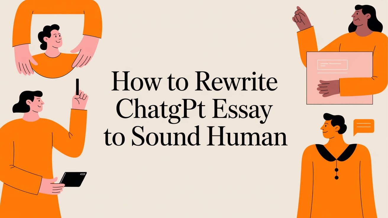 How to Rewrite a ChatGPT Essay to Sound Human