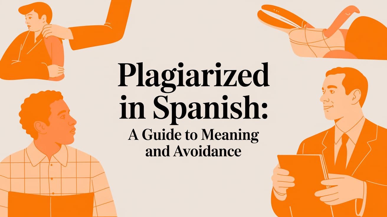 Plagiarized in Spanish: A Guide to Meaning and Avoidance