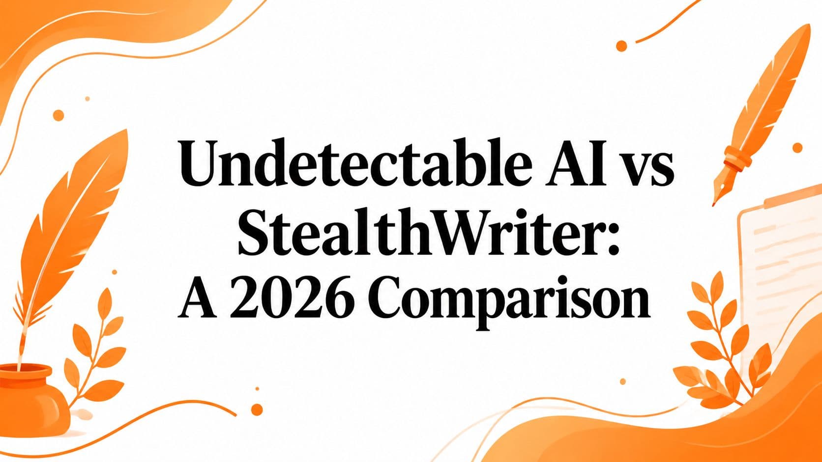 Undetectable AI vs StealthWriter: A 2026 Comparison