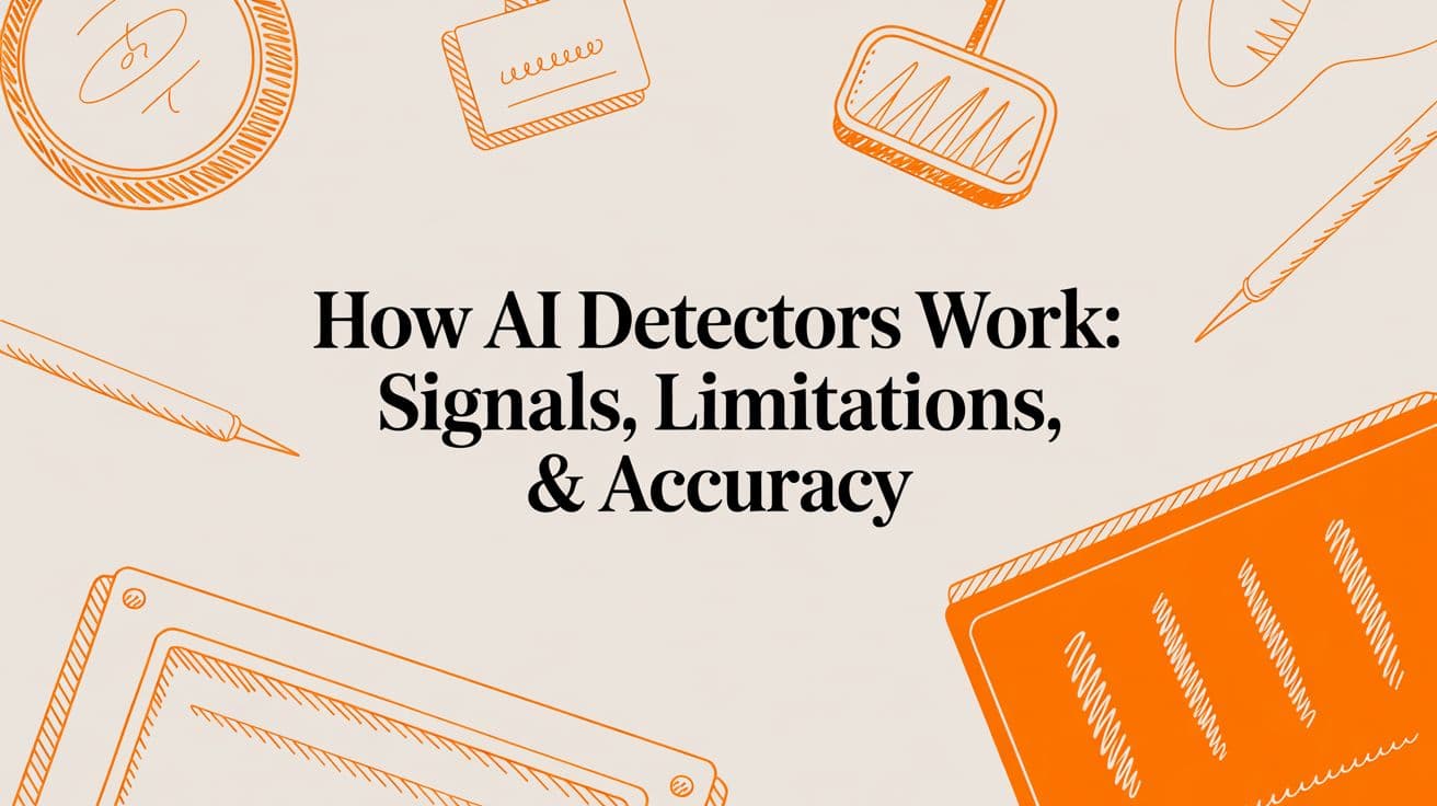 How AI Detectors Work: Signals, Limitations, & Accuracy