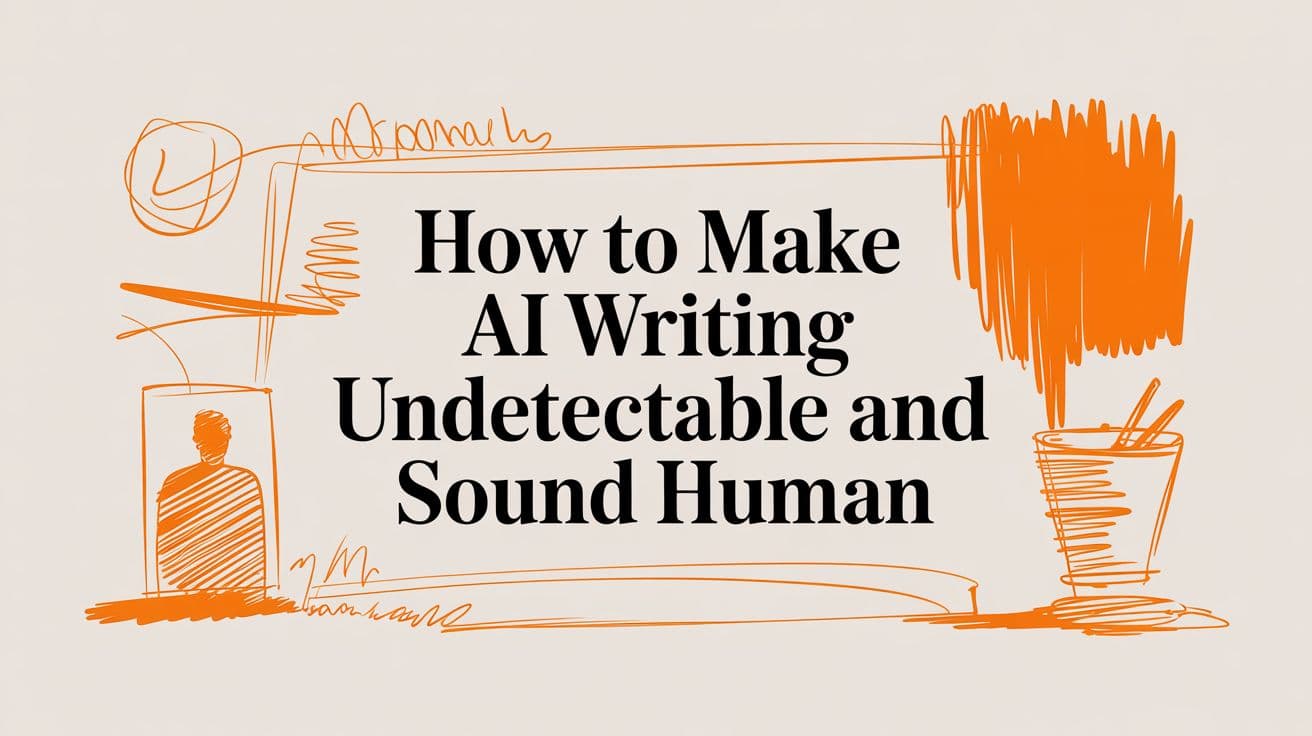 How to Make AI Writing Undetectable